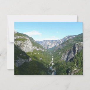 Carte Vallée de Yosemite dans le parc national de Yosemi