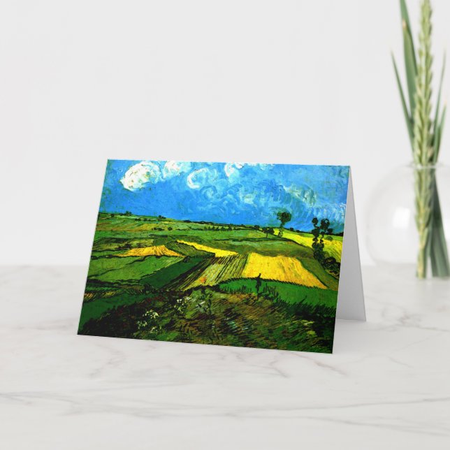 Carte Van Gogh - Champs de blé à Auvers, (Devant)