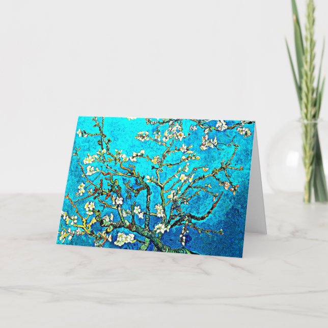 Carte Van Gogh - Fleurs d'amandes (Devant)