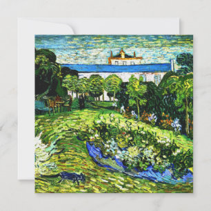 Carte Van Gogh - Jardin de Daubigny, célèbre peinture,