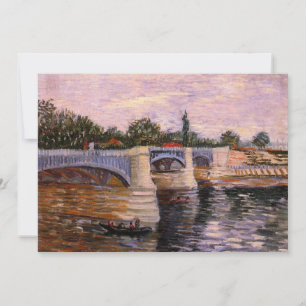 Carte Van Gogh La Seine avec Pont del Grande Jette