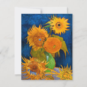 Carte Van Gogh Sunflowers