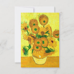 Carte Van Gogh Sunflowers
