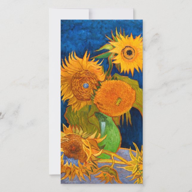 Carte Van Gogh Sunflowers (Devant)