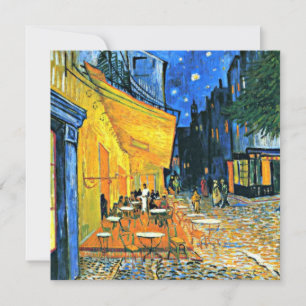 Carte Van Gogh - Terrasse Café