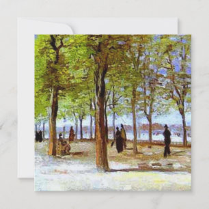 Carte Van Gogh : Terrasse dans le jardin du Luxembourg