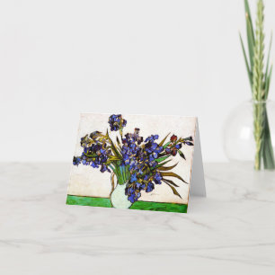 Carte Van Gogh Vase of Irises Note Card