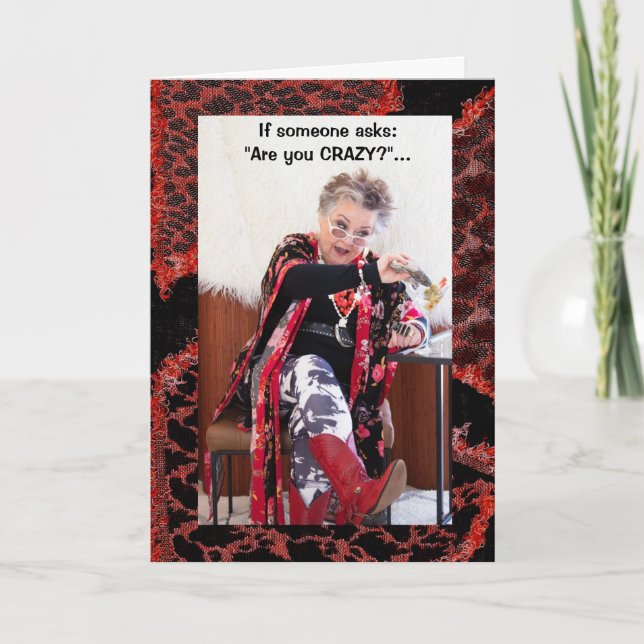 Carte Vas-tu CRAZY ? (Devant)