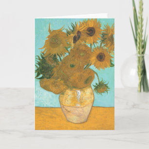 Carte Vase avec douze tournesols par Vincent van Gogh