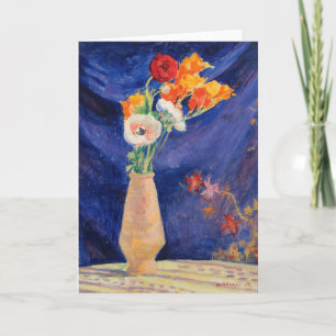 Carte Vase d'Anémones   Henri Lebasque