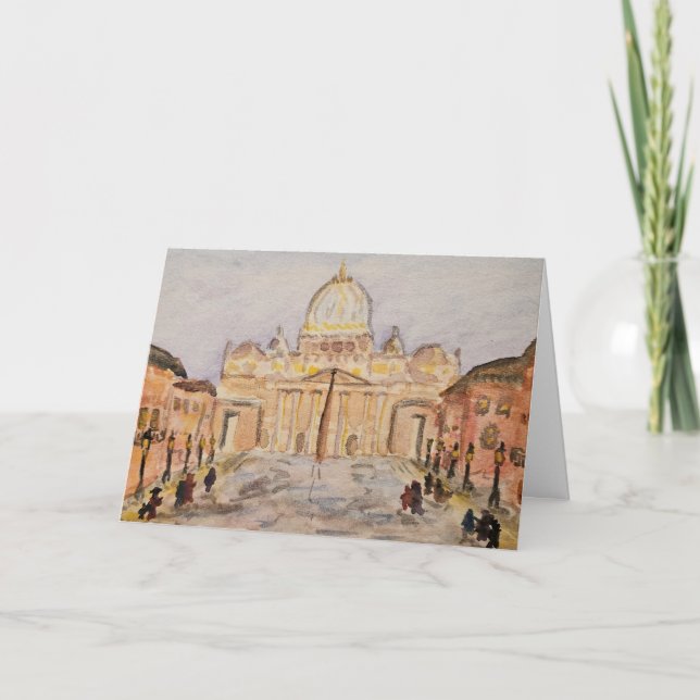 Carte Vatican Greeting Card (Devant)