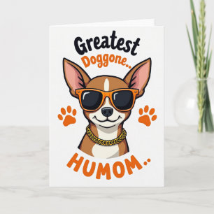 Carte vectorielle Humom Chien Génial