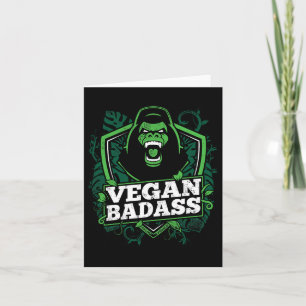 Carte Vegan Mal Fitness Gorilla Bodybuilding Beast