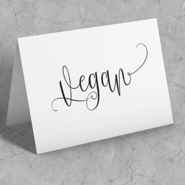 Carte Vegan Table Tente (Créateur téléchargé)