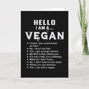 Carte Vegan Vegetarian Vegetables Veganism Veggie Gift