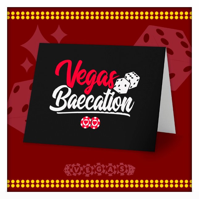 Carte Vegas Baecation Couples Vacation Baecation (Créateur téléchargé)