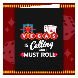Carte Vegas Calling Party en voyage à Las Vegas Las Vega