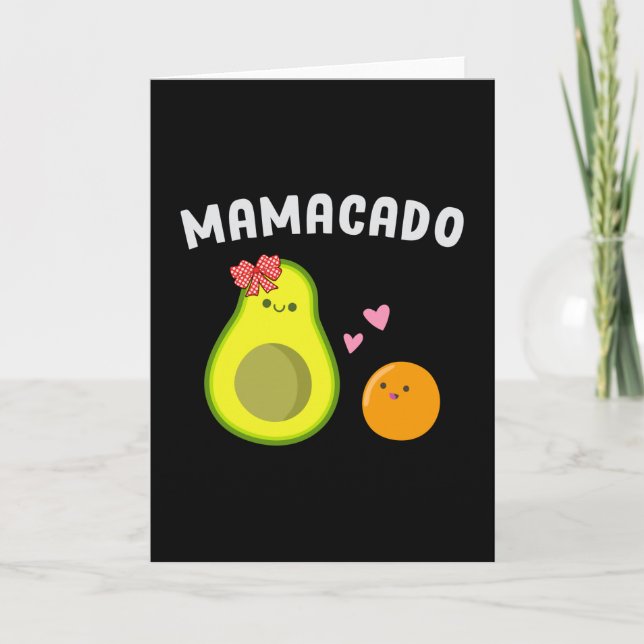 Carte Végétarien Végétarien Véganisme Mamacado Légumes C (Devant)