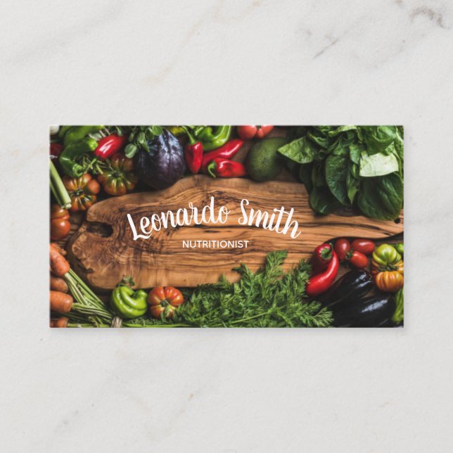 Carte végétarienne crue d'entraîneur de la vie de (Devant)