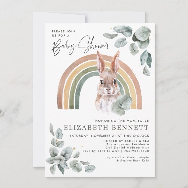 Carte Végétation boisée | Animaux forestiers et arcs-en- (Devant)