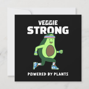 Carte Veggie Strong, Alimenté par les plantes
