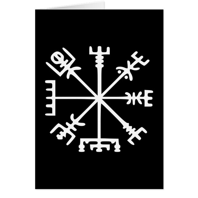 Carte Vegvísir (Viking Compass) (Devant)