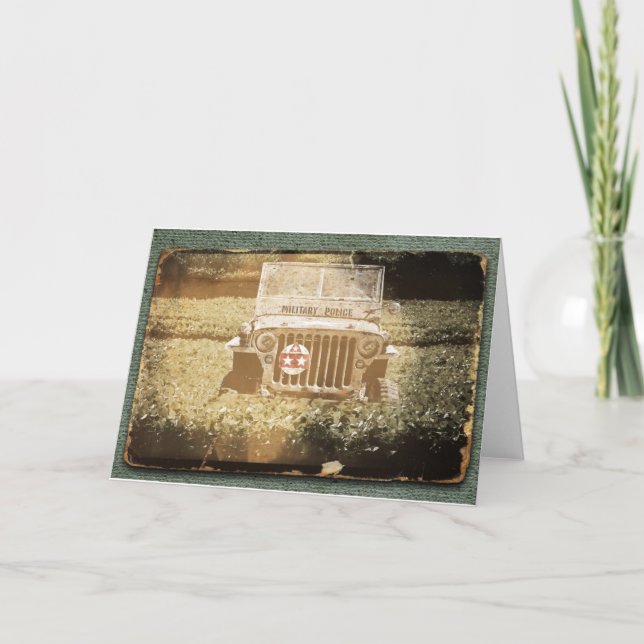 Carte Véhicule de transport militaire (Devant)