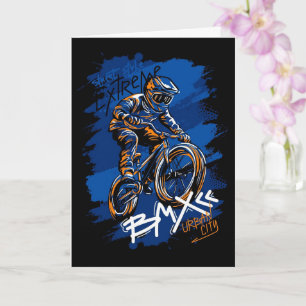 Carte Vélo BMX streetwear graffiti urbain