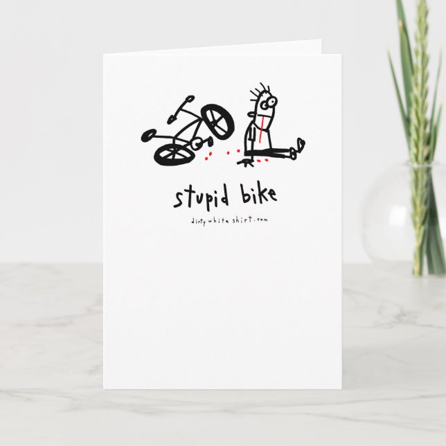 Carte Vélo Stupide (Devant)