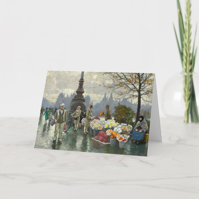 Carte Vendeurs de fleurs | Paul Fischer (Devant)