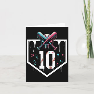 Carte Vendre 10e anniversaire Accueil Plaque Garçon Jeun