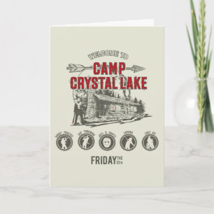 Carte Vendredi 13   Bienvenue à Camp Crystal Lake