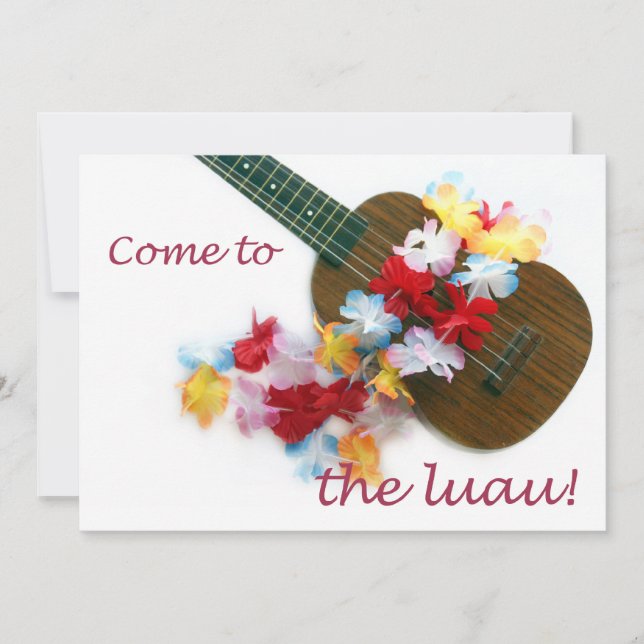 Carte Venez à Luau ! (Devant)
