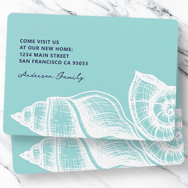 Carte Venez Visiter Notre Nouvelle Maison Simple Moderne (Créateur téléchargé)