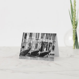 Carte vénitienne de gondoles