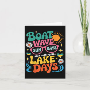 Carte Vent De Bateau Rayons Solaires À Rien Comme Lake D
