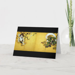 Carte Vent dieu et Thunder dieu, Tawaraya Sotatsu