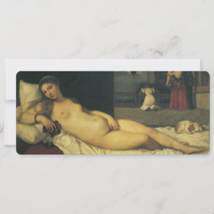 Carte Vénus d'Urbino par Titien, Art de la Renaissance