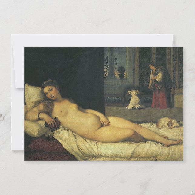 Carte Vénus d'Urbino par Titien, Art Renaissance (Devant)