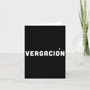 Carte Vergacion Vénézuélien Espagnol Drôle Slang Dit