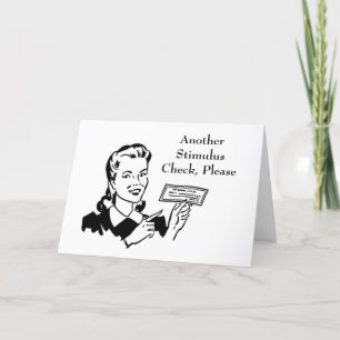 Carte Vérification vintage des plans de relance du gouve