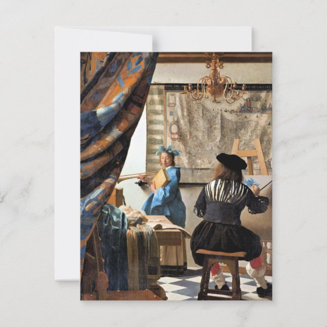 Carte Vermeer - L'art de la peinture (Devant)