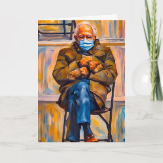 Carte Vermont Bernie Sanders Mittens Card