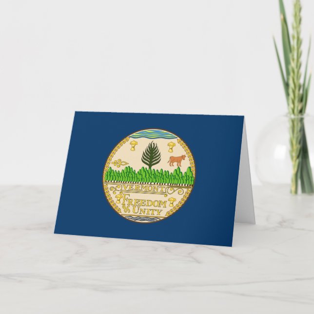 Carte Vermonter Seal, Seal of Vermont (Devant)