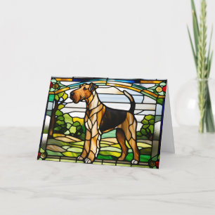 Carte  Verre Airedale Mignon