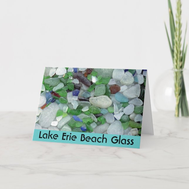 Carte Verre de plage du lac Érié (Devant)