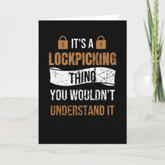 Carte Verrouiller le cadeau de prélèvement | Lock-Locksm