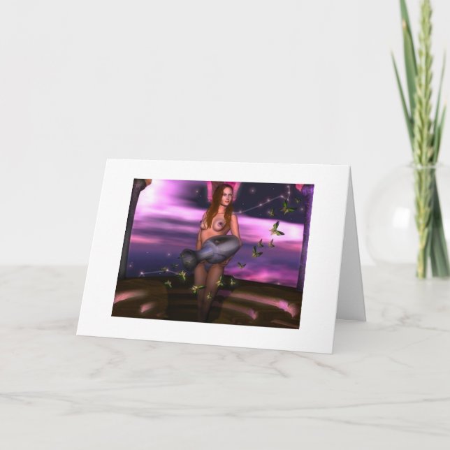 Carte Verseau de ~ de joyeux anniversaire de zodiaque (Devant)