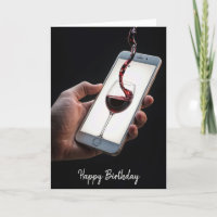 Verser Le Vin Dans Le Verre Anniversaire