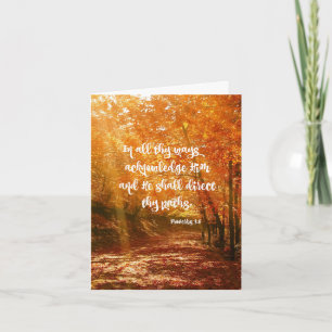 Carte Verset biblique avec Avoir un jour béni chrétien